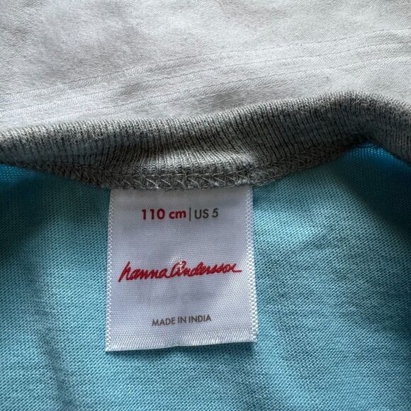 Hanna Andersson long sleeve baseball t-shirts bundle of 2 kids size 110 (US 5) - Picture 6 of 10